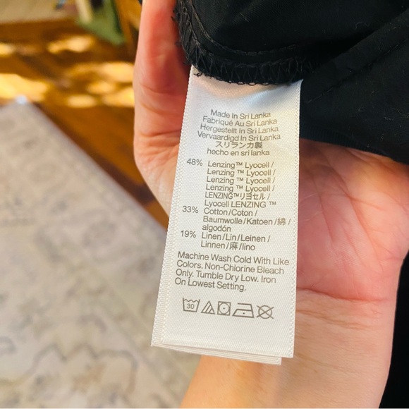 MADEWELL Black The Harlow Wide-Leg Pant Size 4 - Picture 10 of 11